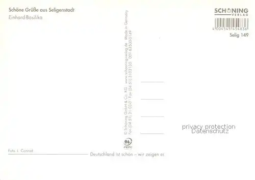AK / Ansichtskarte Seligenstadt_Hessen Einhard Basilika Seligenstadt_Hessen