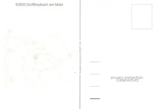 AK / Ansichtskarte Grossheubach Kirche Fachwerkhaus Weintrauben Grossheubach
