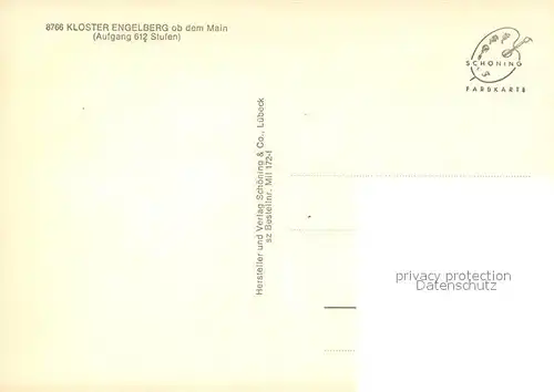AK / Ansichtskarte Kloster_Engelberg Aufgang  Kloster_Engelberg