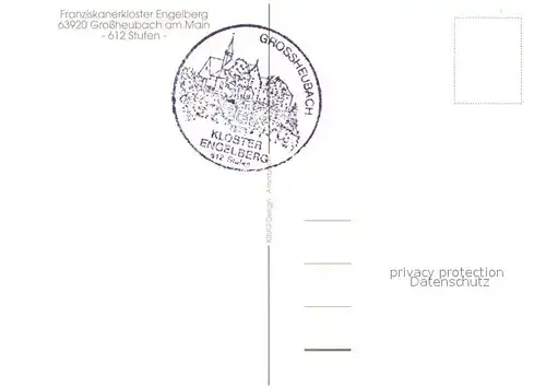 AK / Ansichtskarte Grossheubach Franziskanerkloster Engelberg  Grossheubach