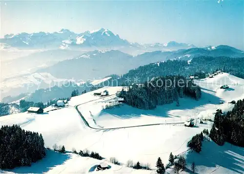 AK / Ansichtskarte St_Anton_Altstaetten Blick zum Alpstein Appenzeller Alpen im Winter Fliegeraufnahme St_Anton_Altstaetten