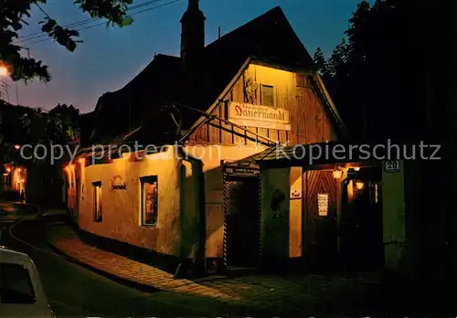 AK / Ansichtskarte Wien Der Heurige Gaststaette Nachtaufnahme Wien