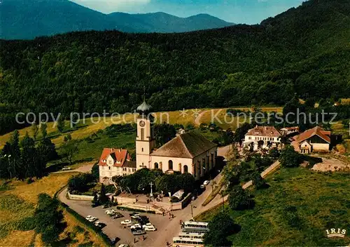AK / Ansichtskarte Thierenbach_Haut_Rhin_Elsass Pelerinage La Basilique Wallfahrtsort Fliegeraufnahme Thierenbach_Haut