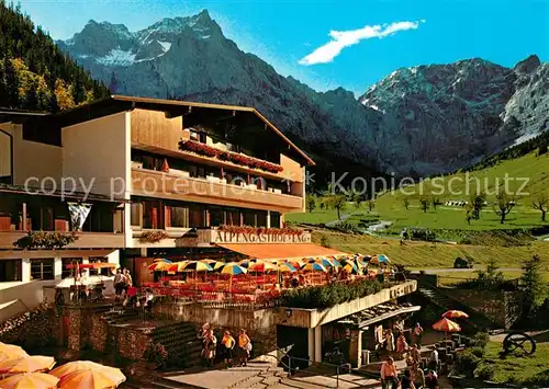AK / Ansichtskarte Hinterriss_Tirol Alpengasthof Eng am Grossen Ahornboden Alpen Hinterriss Tirol