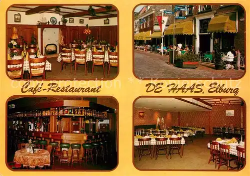 AK / Ansichtskarte Elburg Cafe Restaurant De Haas Elburg