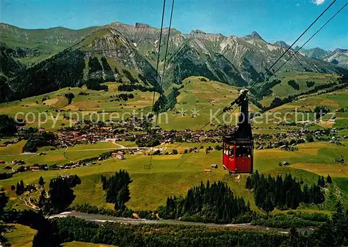 AK / Ansichtskarte Chateau d_Oex Teleferique de la Braye Chateau d Oex