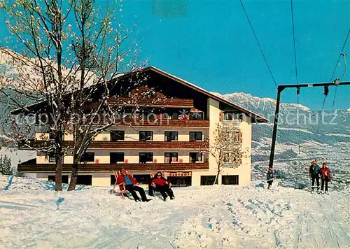 AK / Ansichtskarte Rohrmoos_Schladming Gasthof Pension Schuetterhof Schlepplift Rohrmoos_Schladming