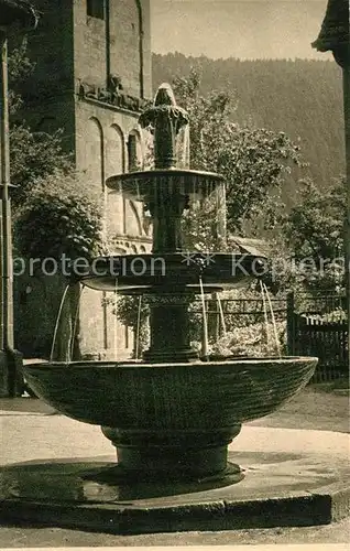 AK / Ansichtskarte Hirsau Ehem Benediktinerkloster Brunnen Hirsau