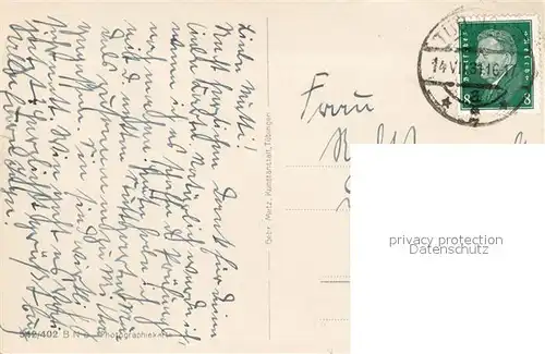 AK / Ansichtskarte Tuebingen mit Schwaebischer Alb Tuebingen