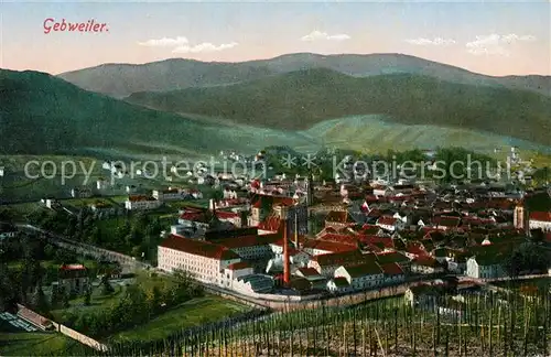 AK / Ansichtskarte Gebweiler_Elsass Panorama Gebweiler_Elsass