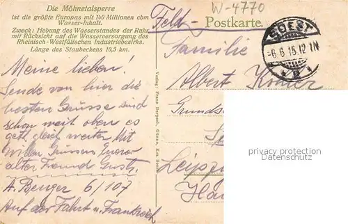 AK / Ansichtskarte Moehnetalsperre Der Seehof Moehnetalsperre