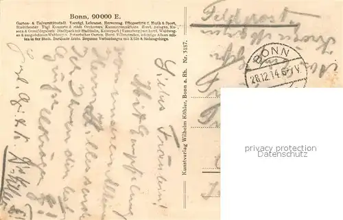 AK / Ansichtskarte Bonn_Rhein Alter Zoll und Rheinanlagen Bonn_Rhein