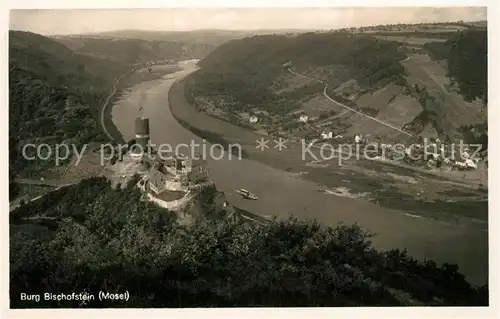 AK / Ansichtskarte Burgen_Mosel Burg Bischofstein  Burgen Mosel