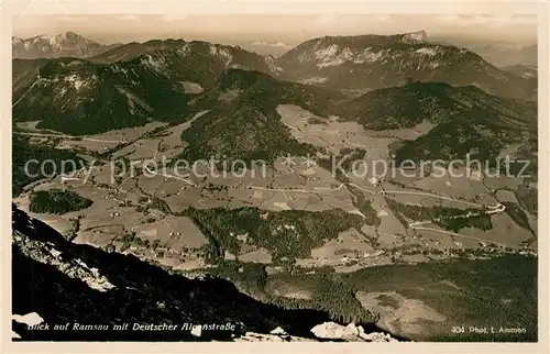 AK / Ansichtskarte Ramsau_Berchtesgaden Fliegeraufnahme Ramsau Berchtesgaden