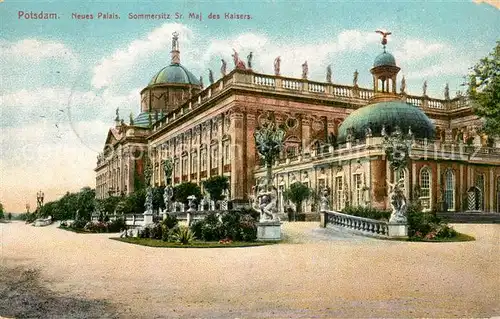 AK / Ansichtskarte Potsdam Neues Palais Sommersitz des Kaisers Potsdam