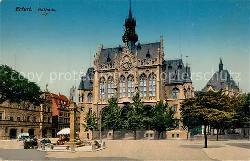 AK / Ansichtskarte Erfurt Rathaus Erfurt