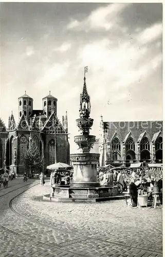 AK / Ansichtskarte Braunschweig Altstadt Marktbrunnen Braunschweig