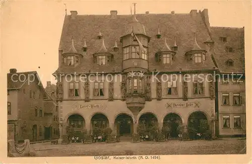 AK / Ansichtskarte Goslar Kaiser Worth Goslar