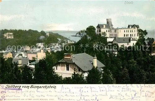 AK / Ansichtskarte Blankenese Suellberg vom Bismarckstein Blankenese