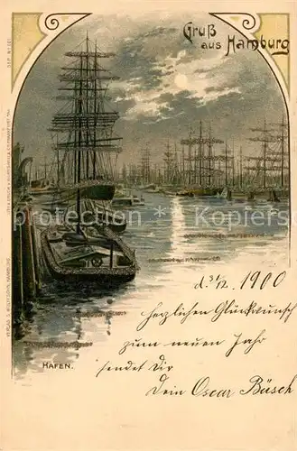AK / Ansichtskarte Hamburg Hafenpartie Hamburg