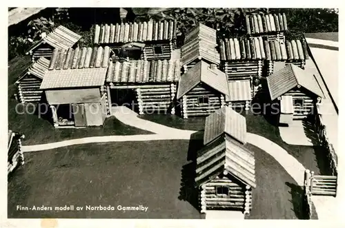 AK / Ansichtskarte Furulund Finn Anders modell av Norrboda Gammelby Furulund