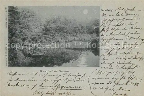 AK / Ansichtskarte Hamburg Botanischer Garten Hamburg