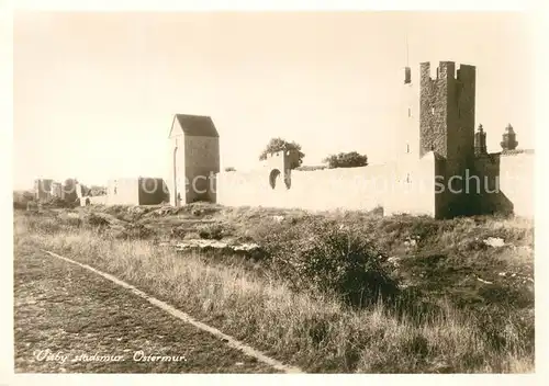AK / Ansichtskarte Visby Ostermur Visby
