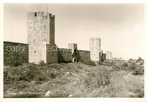 AK / Ansichtskarte Visby Ostra Stadsmuren Visby