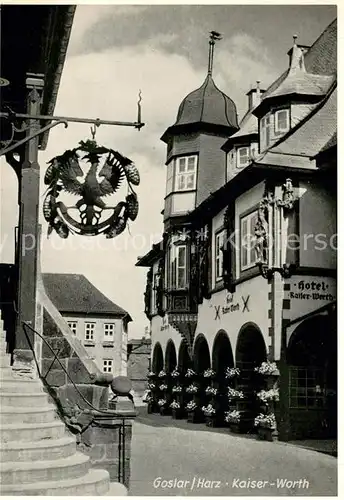 AK / Ansichtskarte Goslar Kaiser Worth Goslar