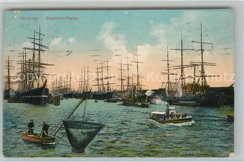 AK / Ansichtskarte Hamburg Segelschiffhafen Hamburg