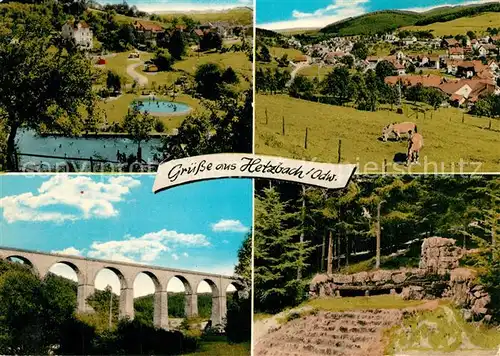 AK / Ansichtskarte Hetzbach Viadukt  Hetzbach