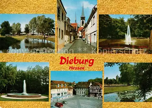AK / Ansichtskarte Dieburg Brunnen  Dieburg
