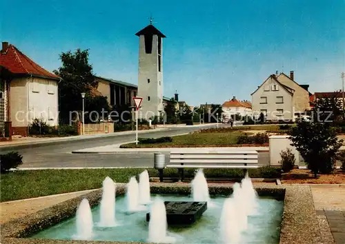 AK / Ansichtskarte Sprendlingen Dreieich Fichtestrasse Christus Kirche Sprendlingen Dreieich