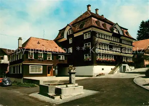 AK / Ansichtskarte Mogelsberg Gasthaus Roessli Brunnen Mogelsberg