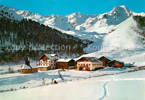 AK / Ansichtskarte Kurzras_Schnals Gasthof Schnalstal im Winter Albergo Maso Corto Val Senales Kurzras Schnals