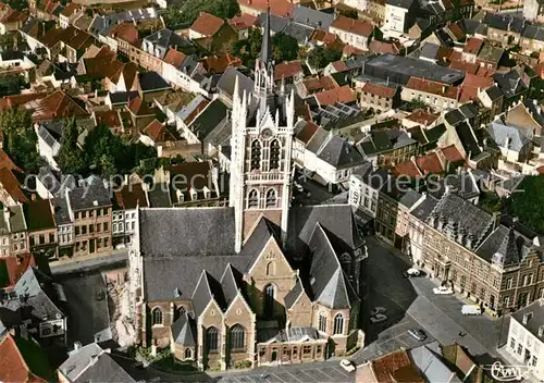 AK / Ansichtskarte Enghien_Hainaut Centre ville Eglise vue aerienne Enghien Hainaut