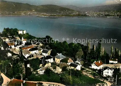 AK / Ansichtskarte Bourdeau Panorama Lac du Bourget vue aerienne Bourdeau