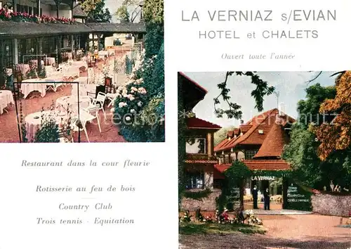 AK / Ansichtskarte La_Verniaz Hotel et Chalets Country Club 