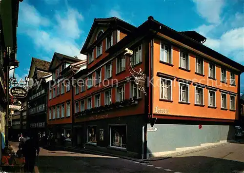 AK / Ansichtskarte Appenzell_IR Hotel Loewen Appenzell IR