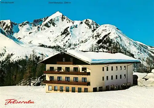 AK / Ansichtskarte Obertauern Jugend  und Gaestehaus Felseralm Winterlandschaft Alpen Obertauern