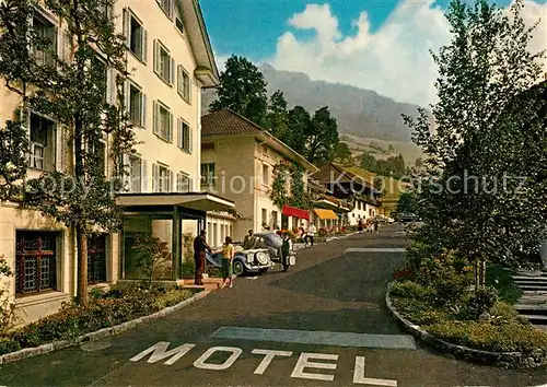 AK / Ansichtskarte Sachseln_OW Touring Mot Hotel Kreuz am Sarnersee Sachseln OW