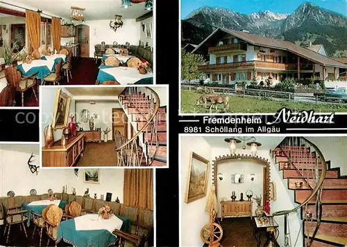 AK / Ansichtskarte Schoellang Fremdenheim Gaestehaus Neidhart Alpen Schoellang