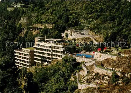 AK / Ansichtskarte Ascona_Lago_Maggiore Hotel Casa Berno Fliegeraufnahme Ascona_Lago_Maggiore