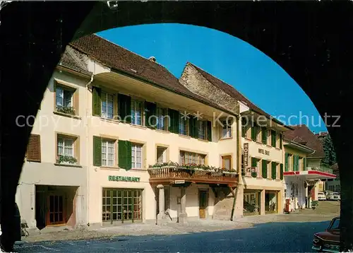 AK / Ansichtskarte Erlach_BE Hotel Erle Erlach_BE