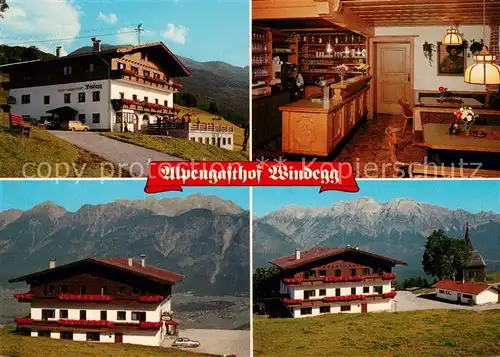AK / Ansichtskarte Hall_Tirol Alpengasthof Pension Windegg Alpenpanorama Hall_Tirol