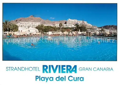 AK / Ansichtskarte Playa_del_Cura_Gran_Canaria Strandhotel Riviera Swimming Pool Playa_del