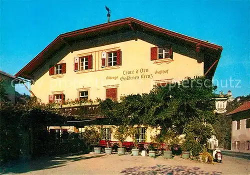 AK / Ansichtskarte Bozen_Suedtirol Gasthof Goldenes Kreuz Bozen Suedtirol