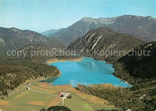 AK / Ansichtskarte Almsee Fliegeraufnahme Almsee