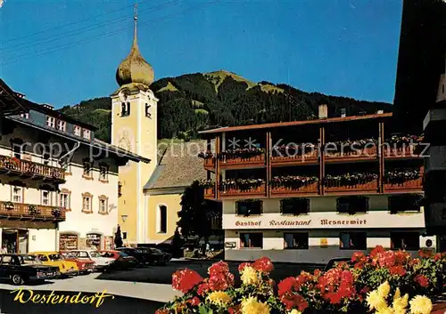 AK / Ansichtskarte Westendorf_Tirol Gasthof Mesnerwirt Westendorf_Tirol