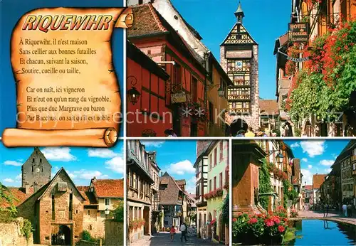 AK / Ansichtskarte Riquewihr_Haut_Rhin Stadttor Ortsmotive Riquewihr_Haut_Rhin